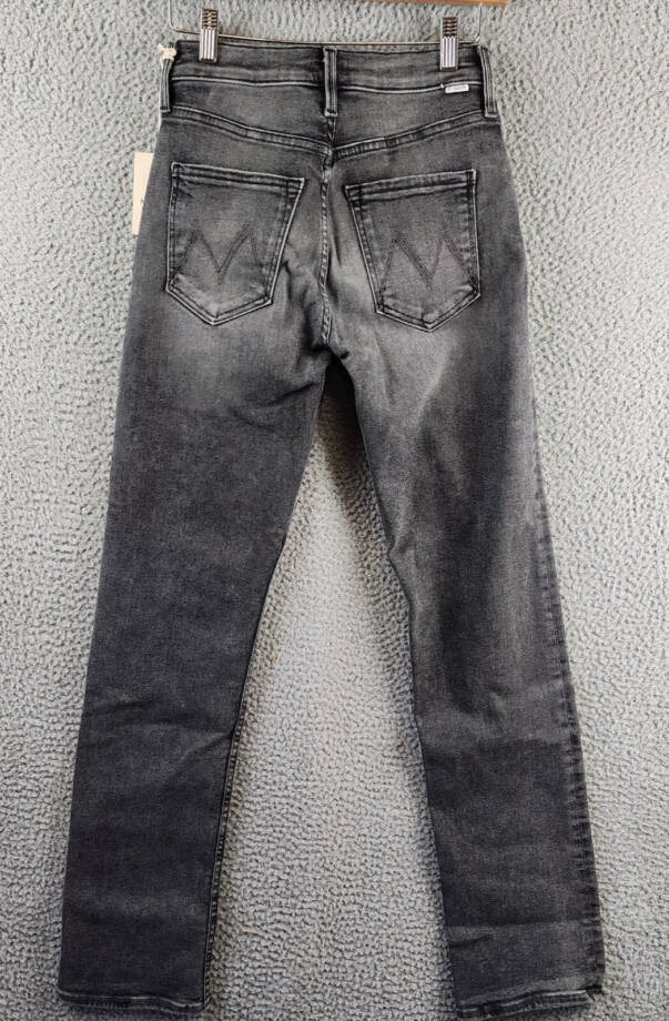 MOTHER The Mid Rise Rider Skimp Jeans Women's 25 I Hate Snakes Zip & Button