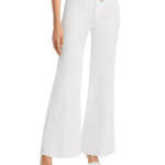MOTHER The Patch Pocket Roller Skimp Corduroy Flare Jeans Women's 32 Chalk