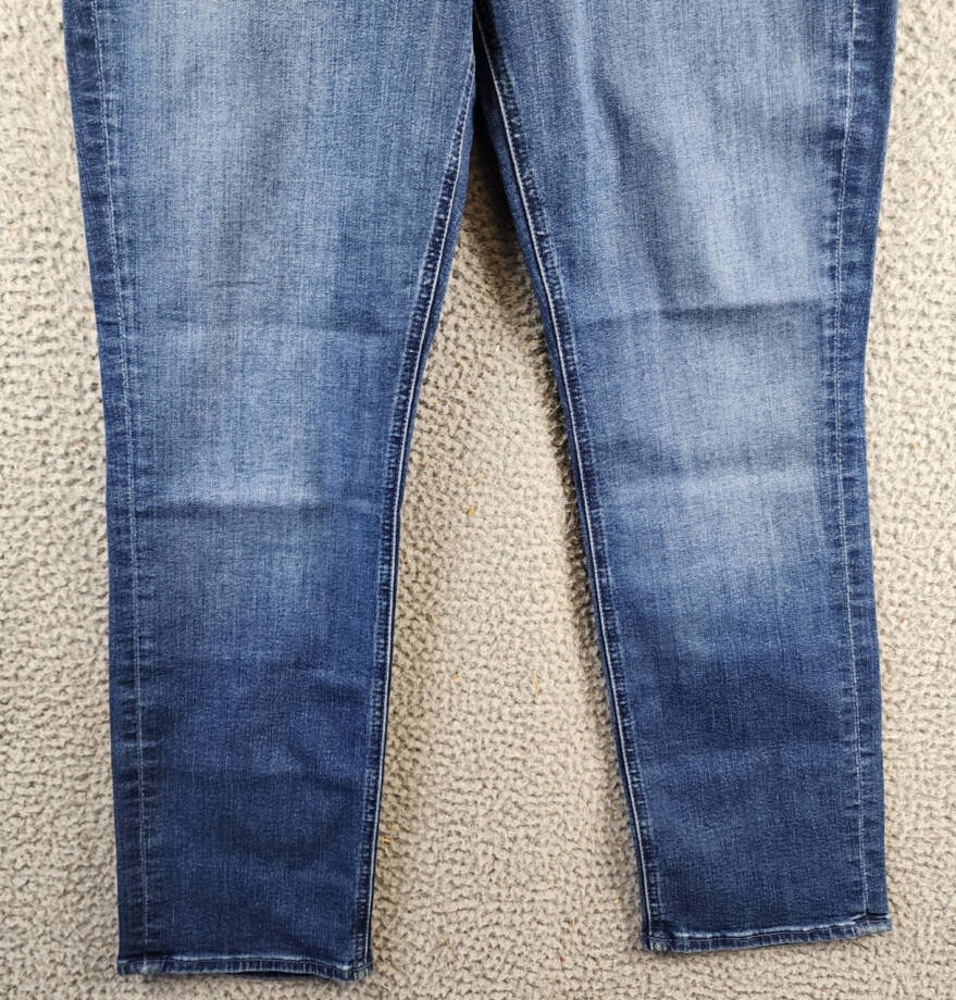 MOTHER The Roller Fray Jeans Women's 34 Cliffside Zip Fly W/ Button Closure