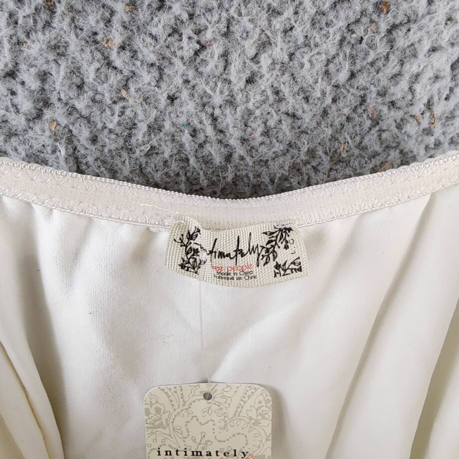 Free People Double Take Bodysuit Women's Lar Ivory Pullover