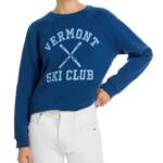 Retrobrand Long Sleeve Graphic Sweatshirt Women Large Vintage Mid Navy Pullover