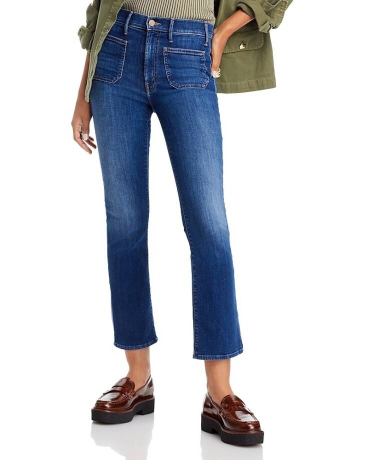 Mother The Patch Pocket Insider High Rise Jeans Women's 27 On Your Left