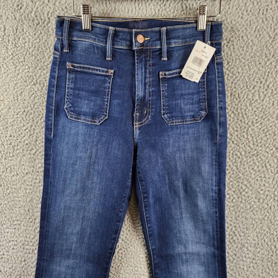 Mother The Patch Pocket Insider High Rise Jeans Women's 27 On Your Left