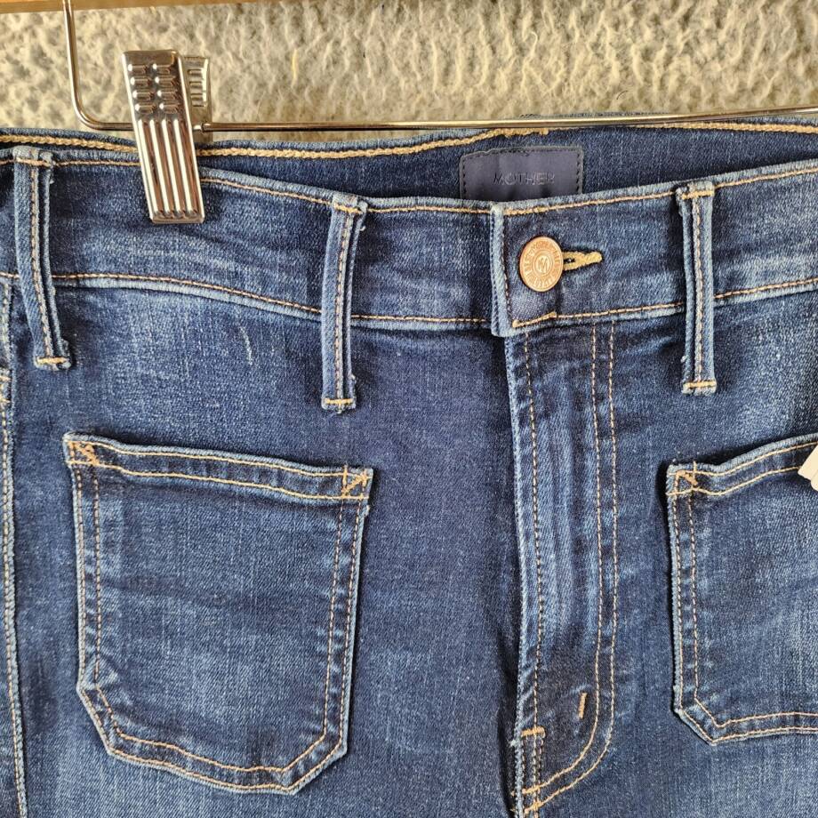 Mother The Patch Pocket Insider High Rise Jeans Women's 27 On Your Left
