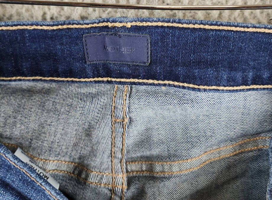 Mother The Patch Pocket Insider High Rise Jeans Women's 27 On Your Left
