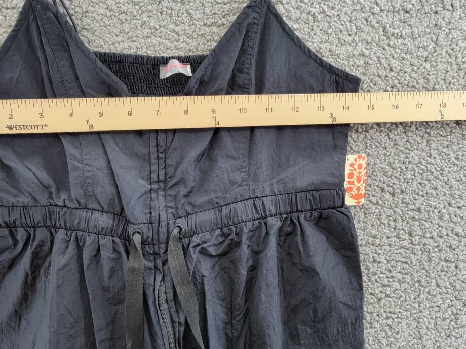 Free People Movement Down To Earth One-Piece Jumpsuit Women's S Black Sleeveless