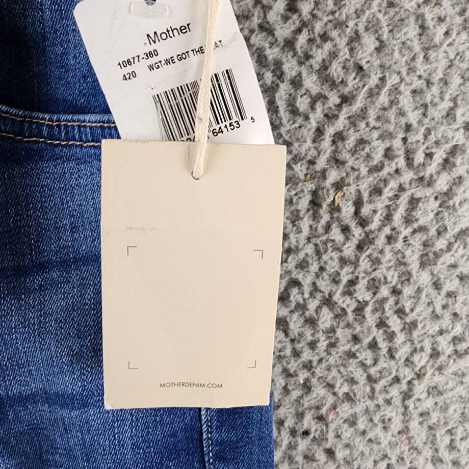 Mother The Insider Flood Fray High Rise Straight Jeans Women 23 We Got The Beat