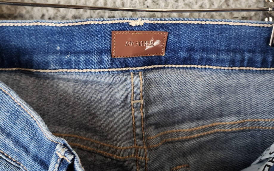 Mother The Insider Flood Fray High Rise Straight Jeans Women 23 We Got The Beat