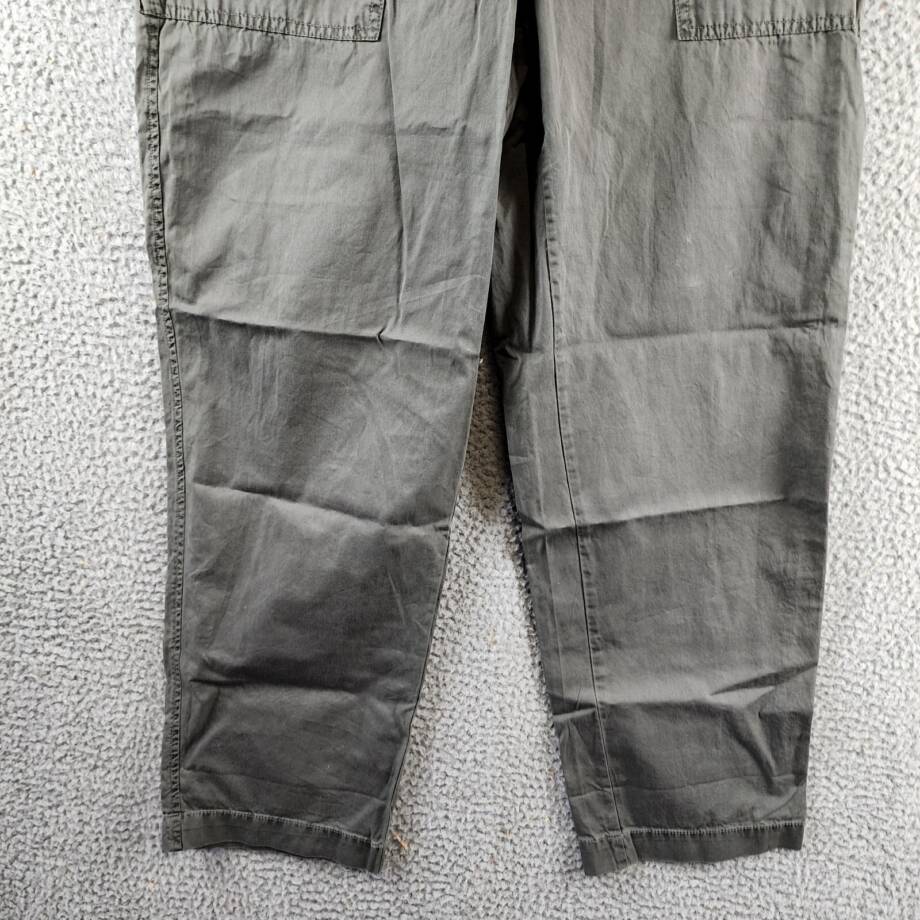 Velvet by Graham & Spencer Misty Drawstring Cotton Pants Women's L Tundra Grey