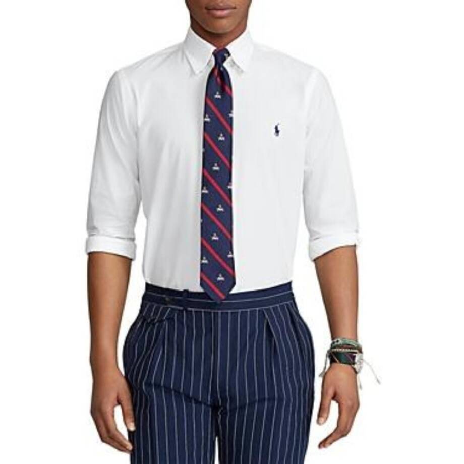 Polo Ralph Lauren Classic-Fit Poplin Shirt Men's XXL White Embroidered Logo