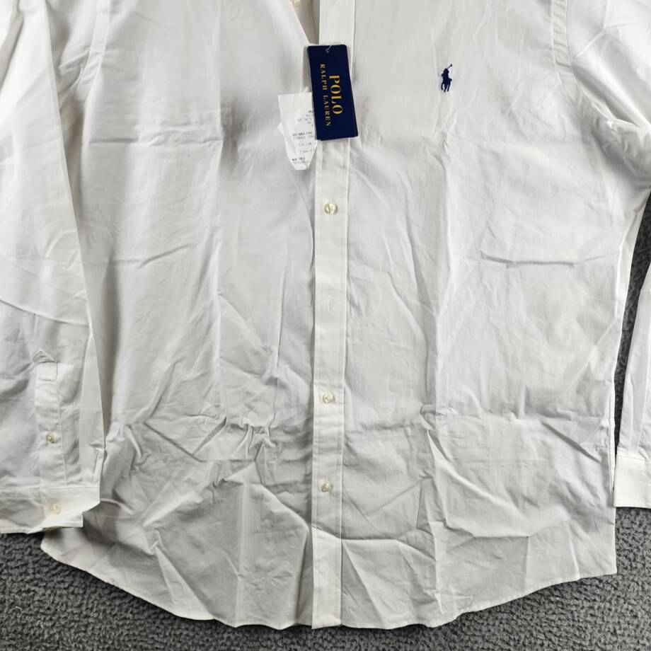 Polo Ralph Lauren Classic-Fit Poplin Shirt Men's XXL White Embroidered Logo