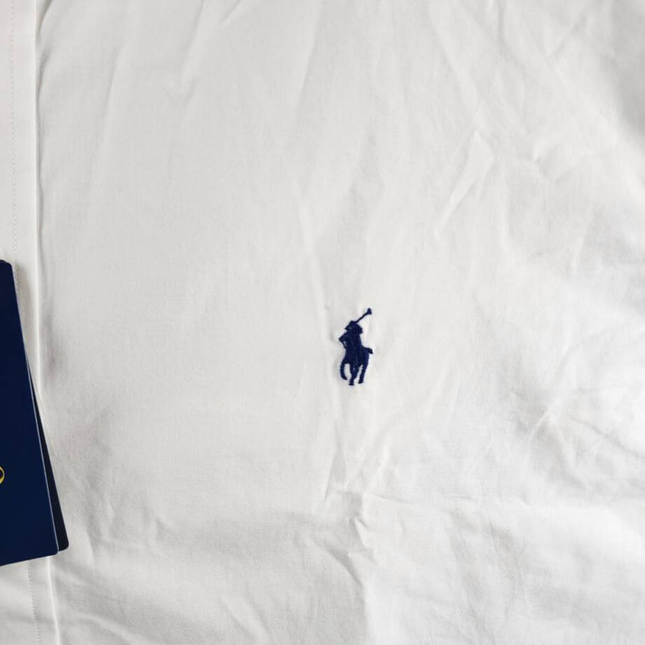 Polo Ralph Lauren Classic-Fit Poplin Shirt Men's XXL White Embroidered Logo