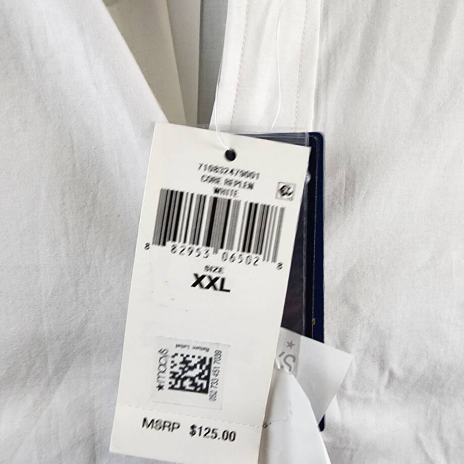 Polo Ralph Lauren Classic-Fit Poplin Shirt Men's XXL White Embroidered Logo