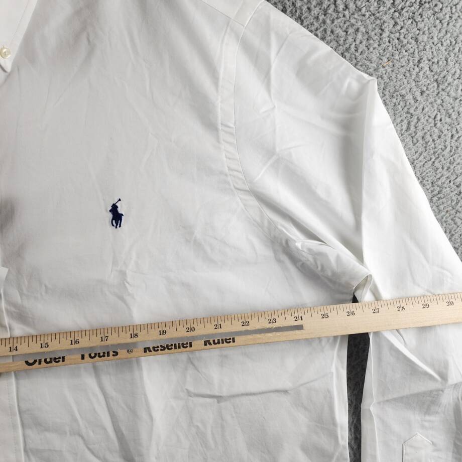 Polo Ralph Lauren Classic-Fit Poplin Shirt Men's XXL White Embroidered Logo