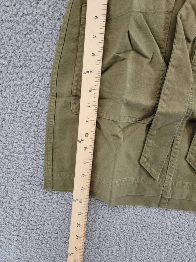 Faherty Palos Verdes Utility Skirt Women's 0 Military Olive Linen Blend Hook&Bar
