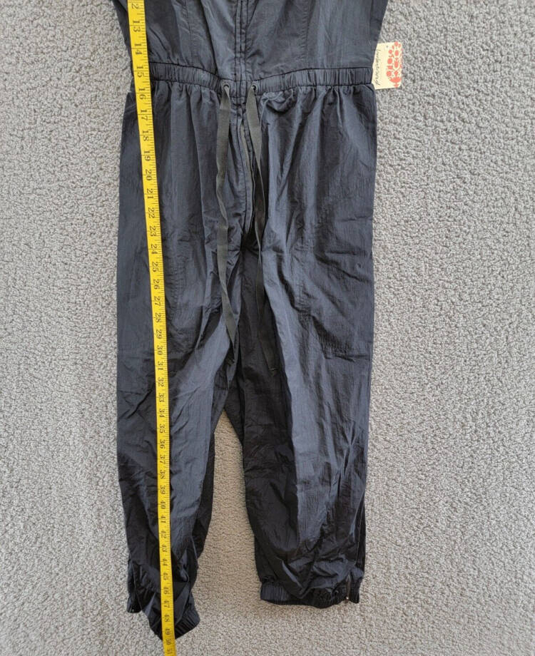 Free People Movement Down To Earth One-Piece Jumpsuit Women's S Black Sleeveless