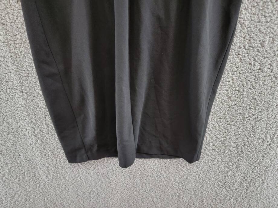 Calvin Klein Petite Sleeveless Scuba-Crepe Sheath Dress Women's 10P Black Zip Up