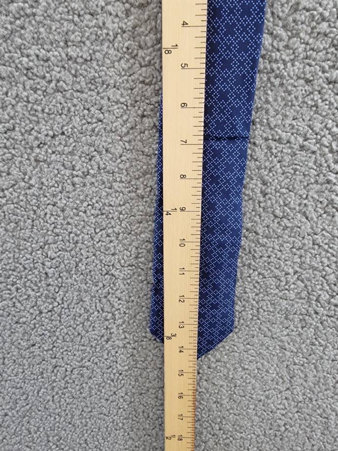 Calvin Klein Crossing Geo Tie Men's One Size Navy Adjustable Pointed Style