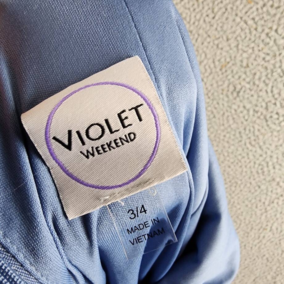 Violet Weekend Strappy Ombré Sequin Gown Juniors' Gradient Blue Lace Zip 3/4