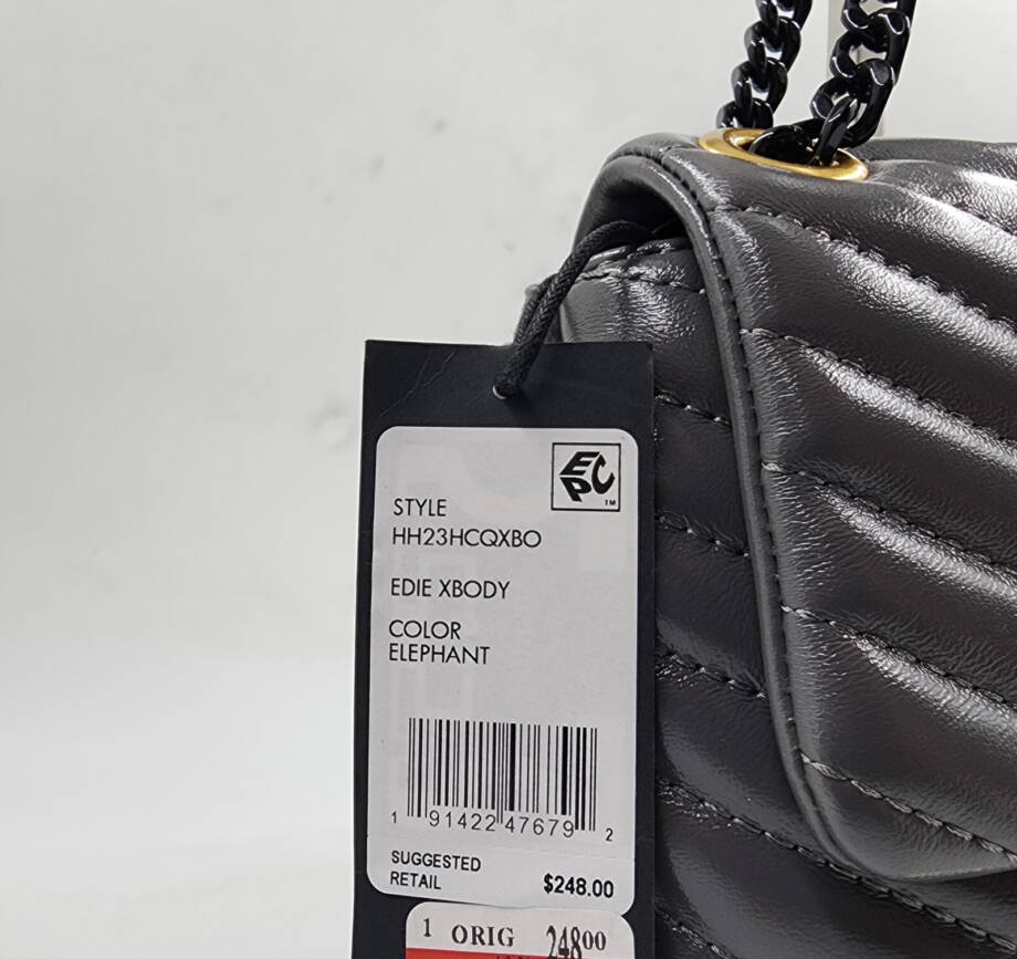 Rebecca Minkoff Edie Crossbody Bag Women's OS Elephant Magnetic Snap Closure