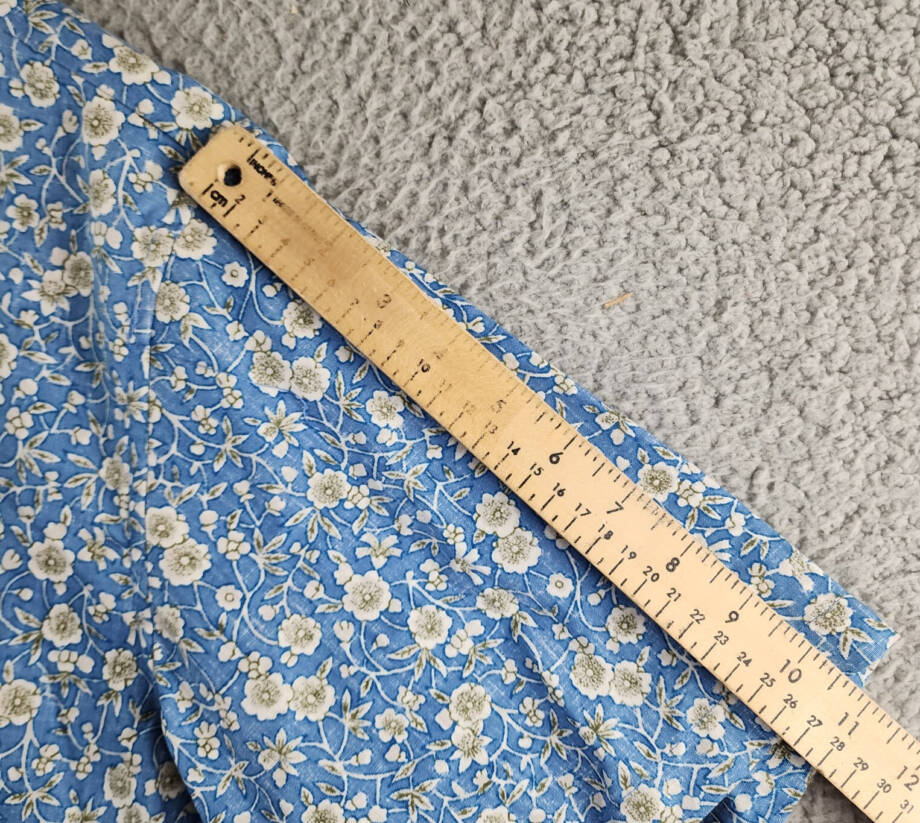 Reyn Spooner Kettle Floral Camp Shirt Men's L Lichen Blue Button Closure S/S~