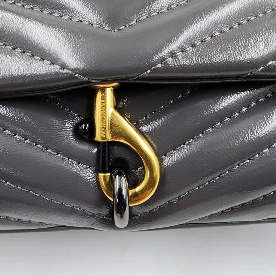 Rebecca Minkoff Edie Crossbody Bag Women's OS Elephant Magnetic Snap Closure