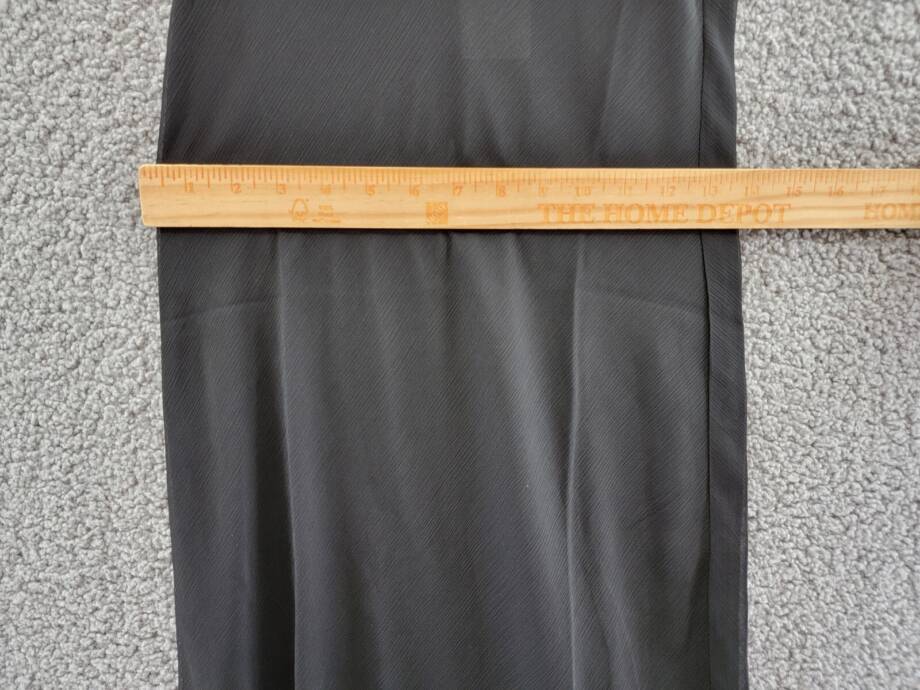 Lioness Devon Maxi Skirt Women's XS Black Solid Semi Sheer Elastic Waist Pull On
