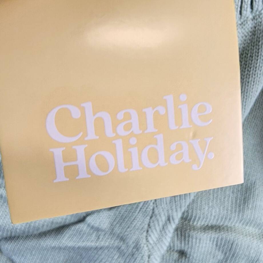 Charlie Holiday Blanche Shorts Women's 6 Sage Solid Ribbed Trim Elastic Waist~