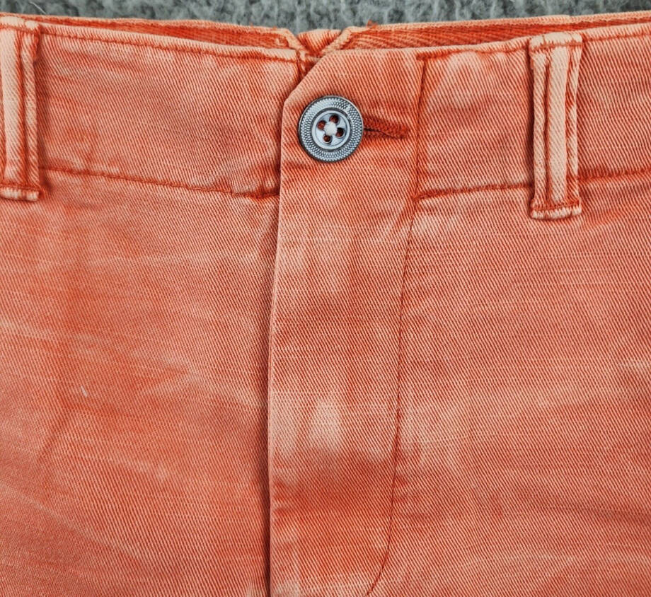 Polo Ralph Lauren Chino Shorts Boys 16 Coral Belt Loops Zip/Button Closure~