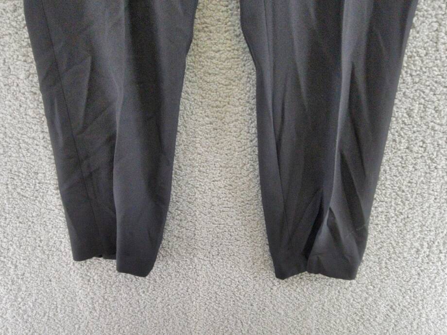 Kasper Petite Tab-Waist Straight-Fit Modern Dress Pants Women's 8P Black Zip Fly