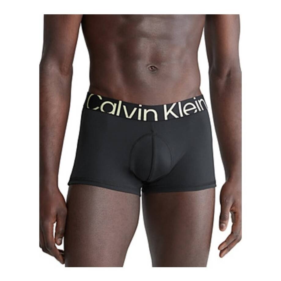 Calvin Klein Future Shift Mid Rise Logo Waistband Boxer Briefs Men's S Black