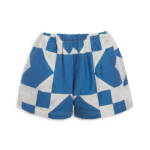Sea Tanya Patchwork Shorts Girls' 10Y Blue/White Pockets Elastic Waist Pull On