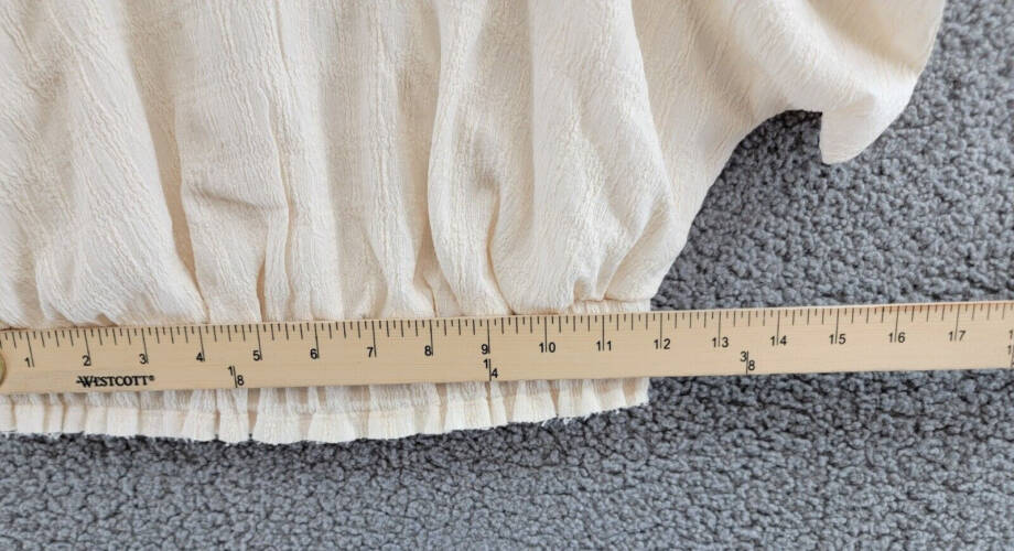 Free People Tovah Crop Top Women's XS Ivory Scoop Neck Short Sleeve Pullover