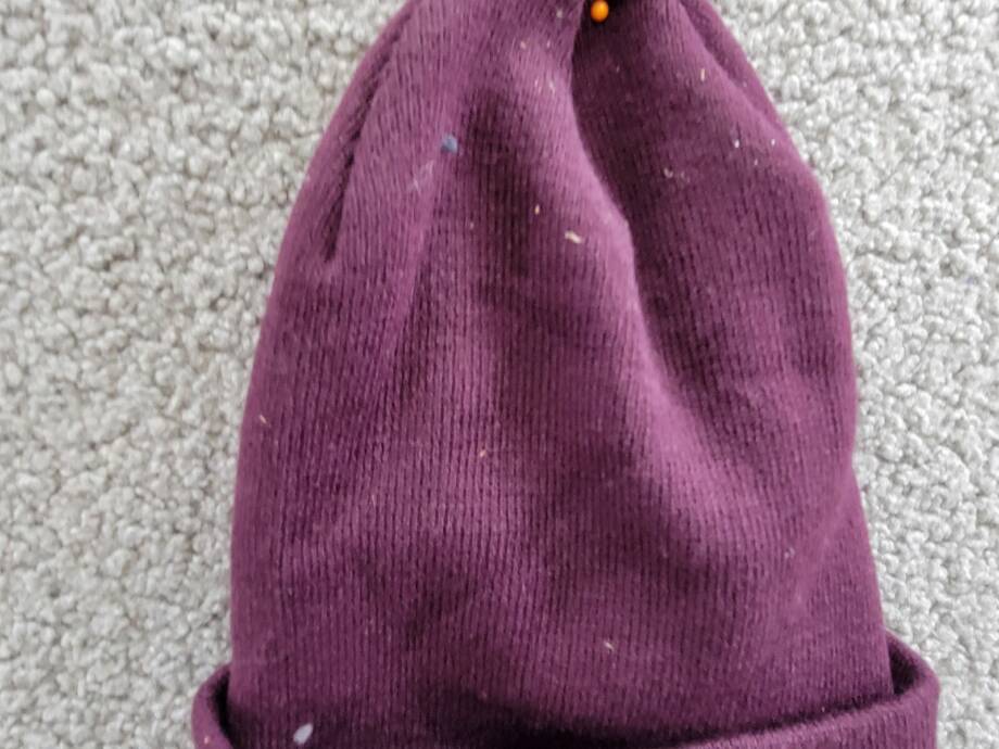 Calvin Klein Supersoft Slouchy Beanie Women's One Size Aubergine Solid