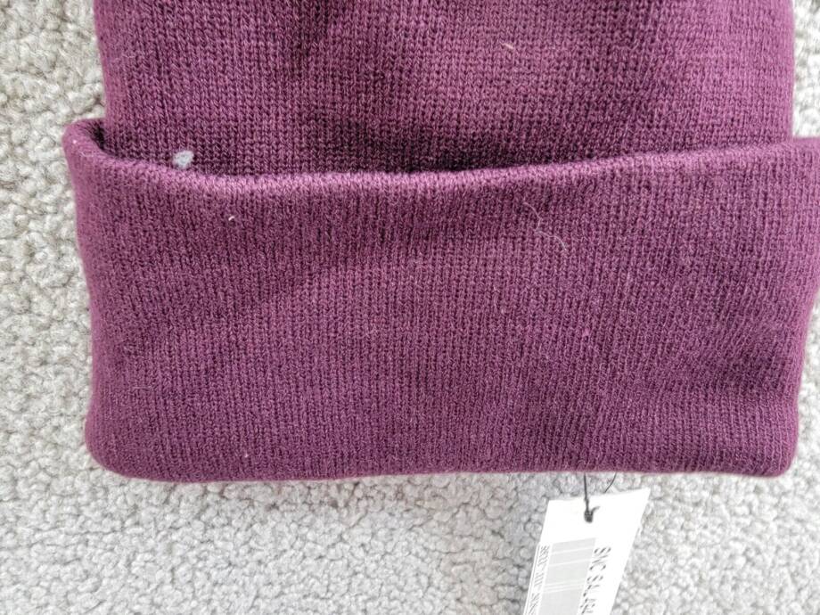 Calvin Klein Supersoft Slouchy Beanie Women's One Size Aubergine Solid