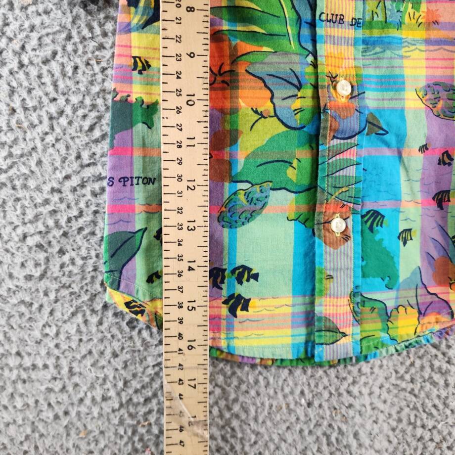 Polo Ralph Lauren Tropical Graphic Button Down Shirt Toddler Boys 3 Multi S/S