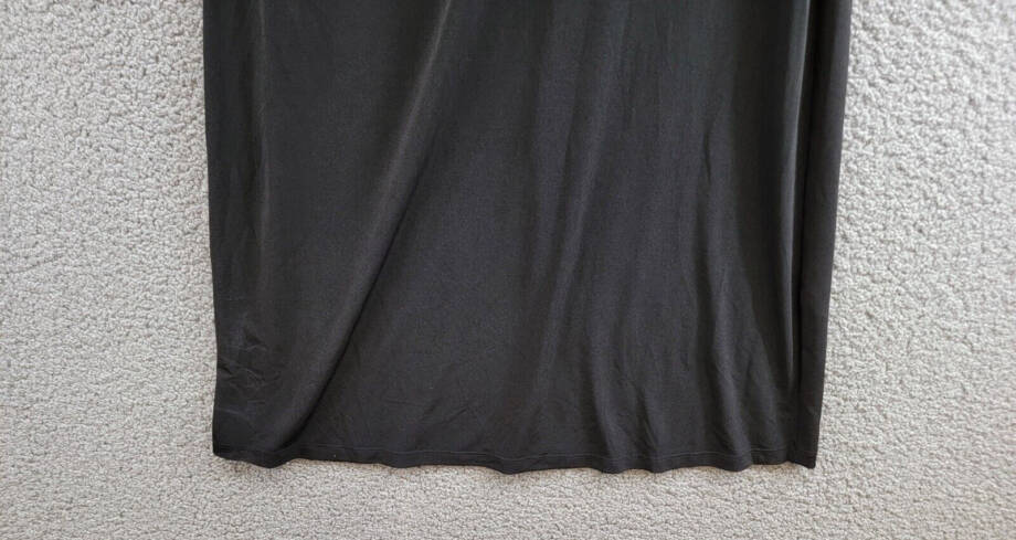Connected Apparel Cowlneck Sleeveless A-Line Dress Women's 12 Black Pullover