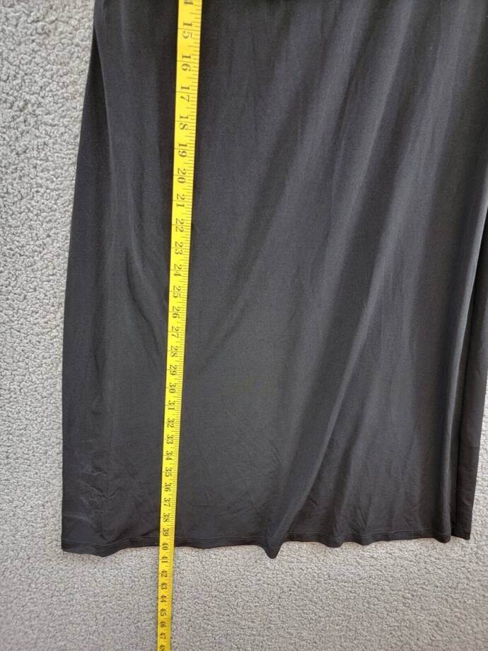 Connected Apparel Cowlneck Sleeveless A-Line Dress Women's 12 Black Pullover