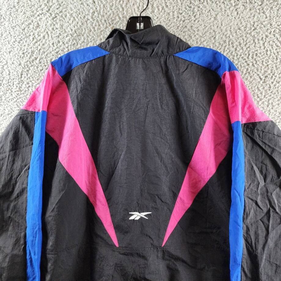Reebok Plus Zip-Front Colorblocked Jacket Women's 4X/26-28W Semi Proud Pink L/S
