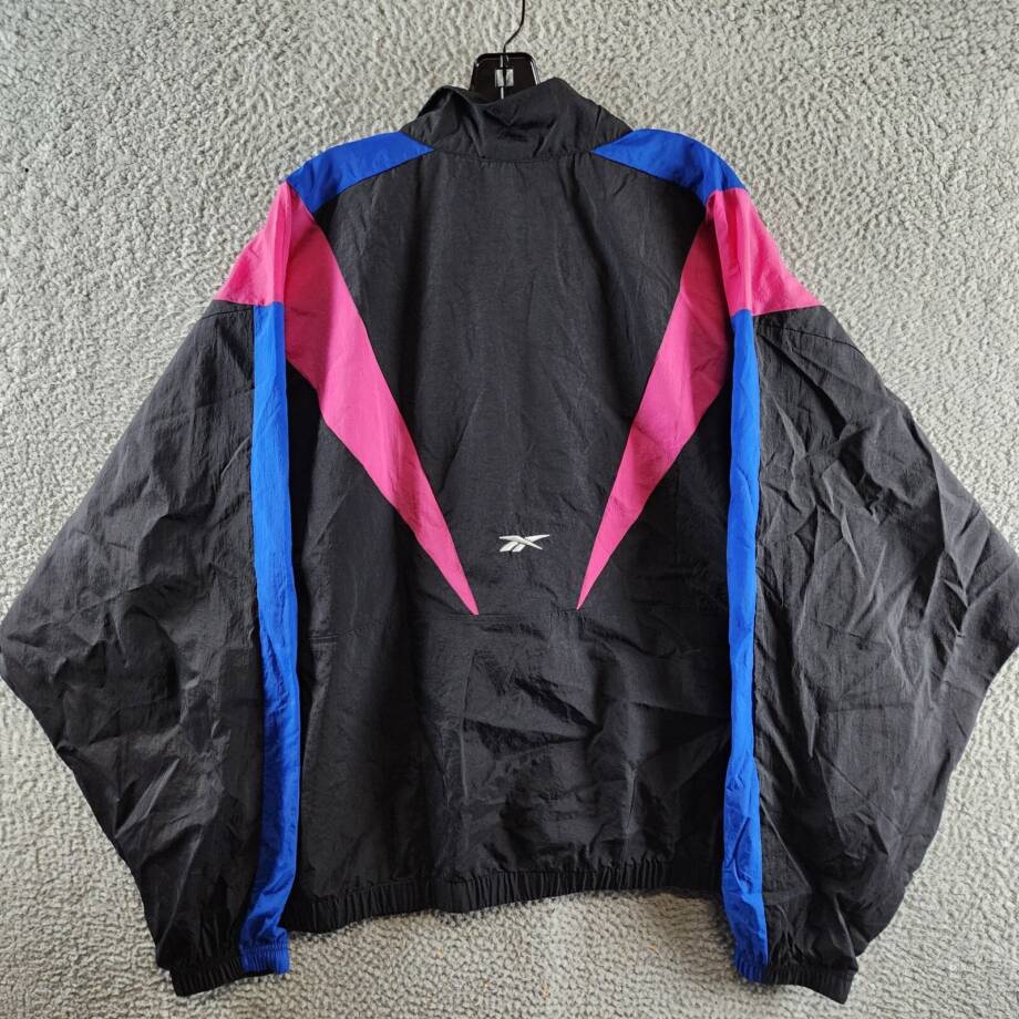 Reebok Plus Zip-Front Colorblocked Jacket Women's 4X/26-28W Semi Proud Pink L/S