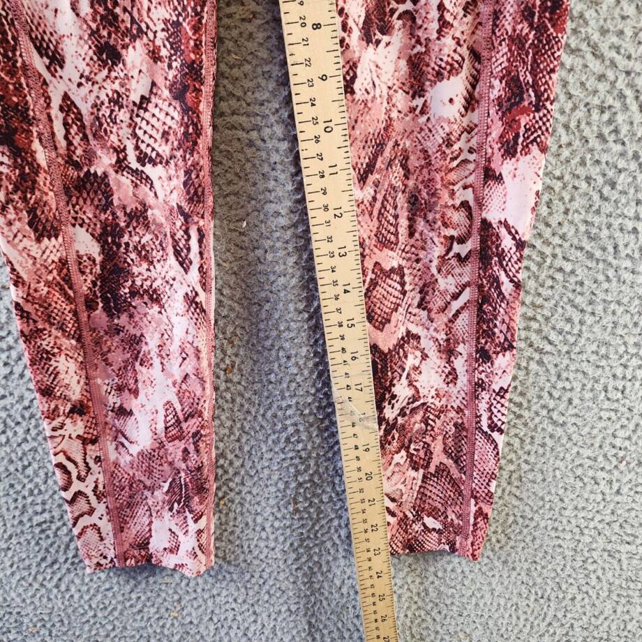 Calvin Klein Performance Printed 7/8 Length Leggings Women's Small Python Raven