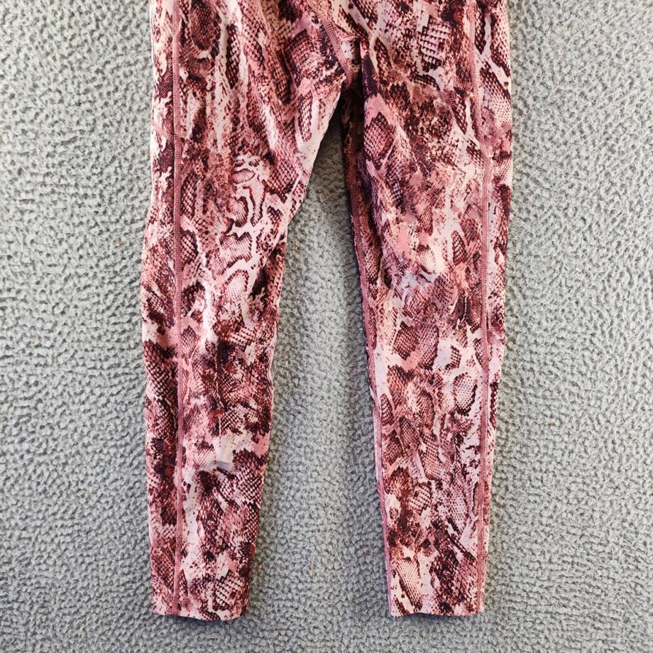 Calvin Klein Performance Printed 7/8 Length Leggings Women's Small Python Raven