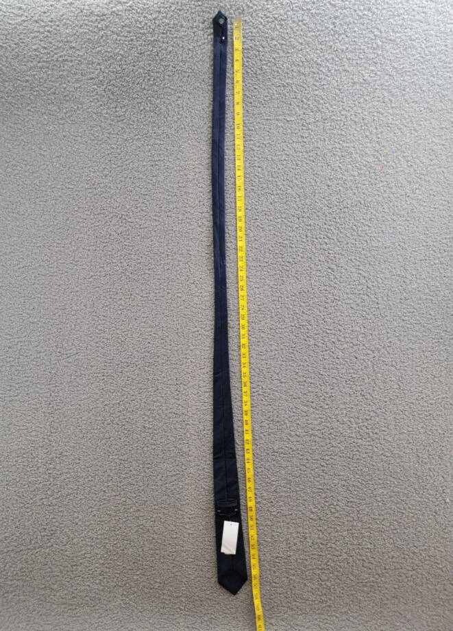 Tommy Hilfiger Silk Blend Boat Bar Panel Tie Men's One Size Navy Adjustable
