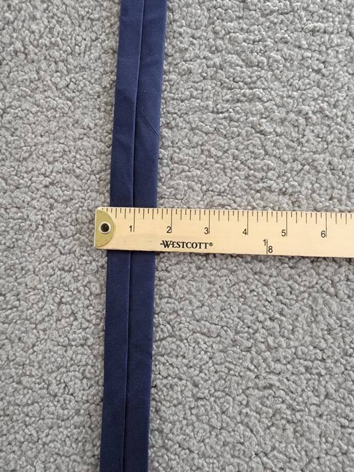 Tommy Hilfiger Silk Blend Boat Bar Panel Tie Men's One Size Navy Adjustable