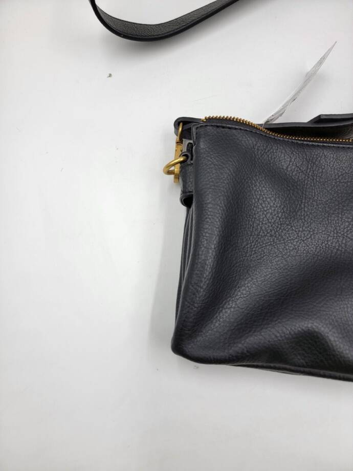 Style & Co Double Compartment Crossbody Bag Women's OS Black Zip Top Closure