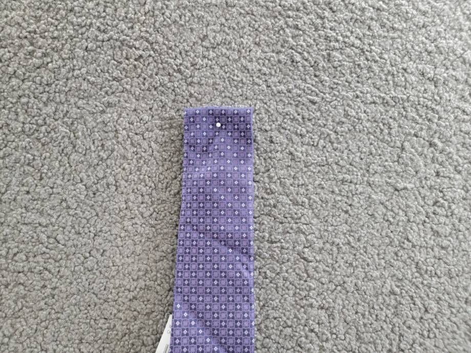 Calvin Klein Silk Blend Four Points Medallion Ties Men's Purple Adjustable