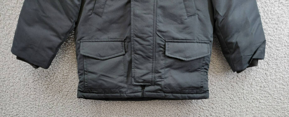 Polo Ralph Lauren Artificial-fur-Trim Down Parka Jacket Little Boys 5 Black L/S
