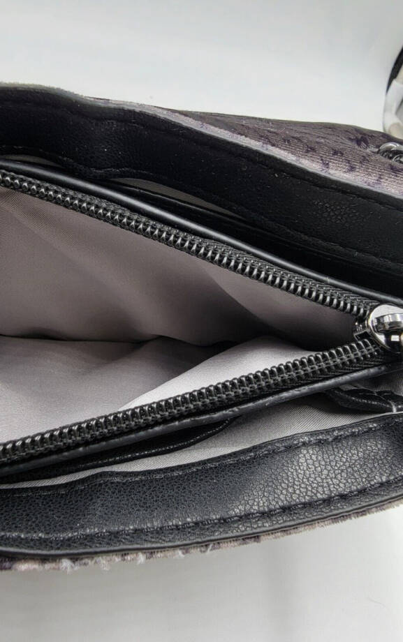 I.N.C. International Concepts Mini Ajae Velvet Snake Shoulder Bag - Charcoal