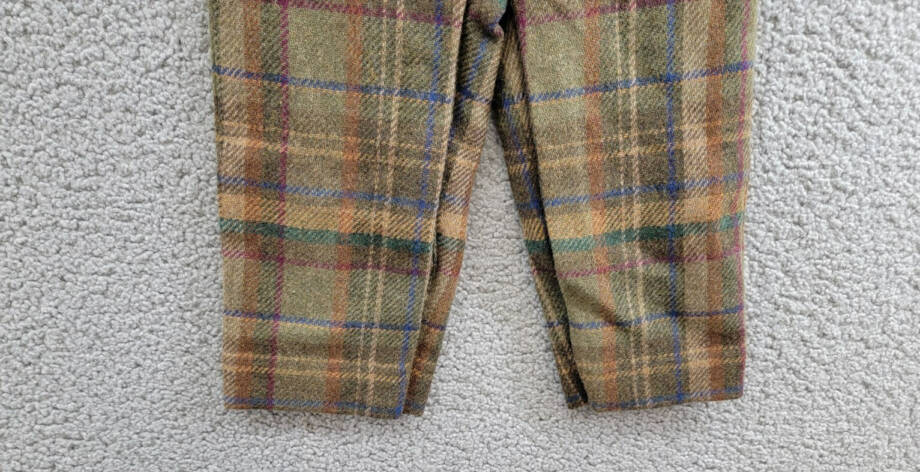 Ralph Lauren Interlock Bodysuit & Plaid Wool Blend Overall Set Baby Boys' 24M