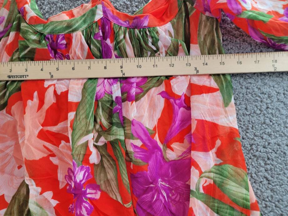 INC International Concepts Petite Floral Halter Off Shoulder Top Womens PL Multi